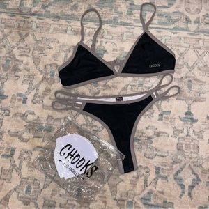 BRAND NEW BOUTINELA/CHOOKS “Pirate Black Coastal” BIKINI 🌺